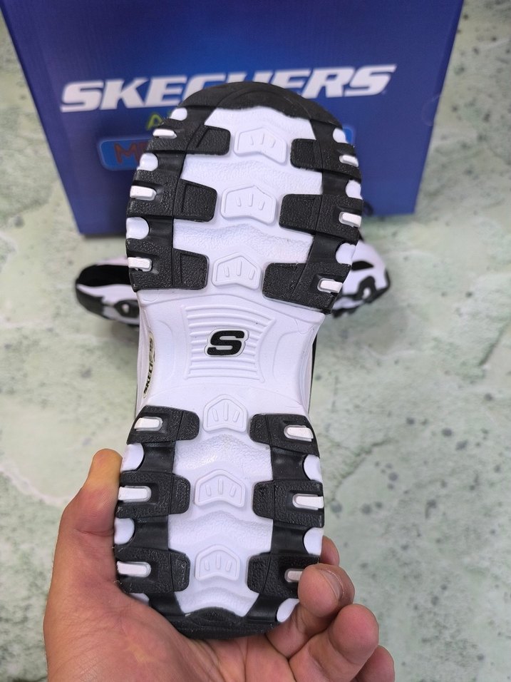 Skechers Kadın Siyah Beyaz Spor Ayakkabı - Görsel 5