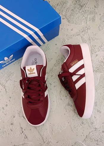 Bordo Adidas Erkek Spor Ayakkabı - Görsel 5