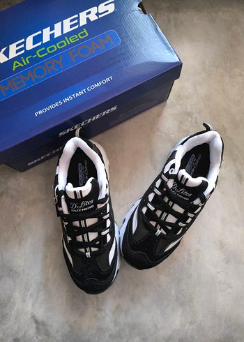 Skechers Siyah-Beyaz Spor Ayakkabı - Görsel 6