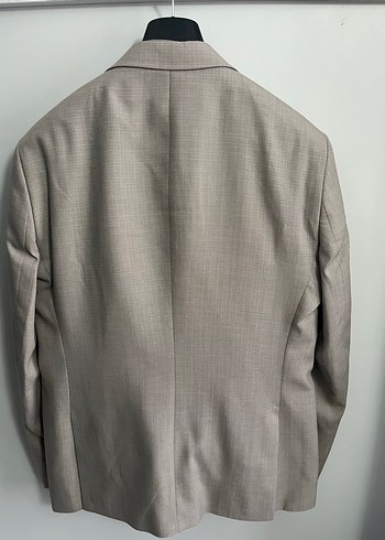 Bej Erkek Klasik Kesim Takım Elbise - Görsel 2