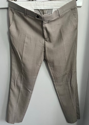 Bej Erkek Klasik Kesim Takım Elbise - Görsel 5