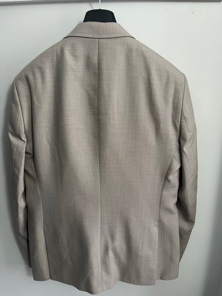 Bej Erkek Klasik Kesim Takım Elbise - Görsel 2