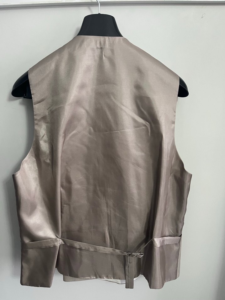 Bej Erkek Klasik Kesim Takım Elbise - Görsel 4