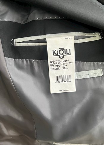 Düğmeli Siyah Erkek Ceket - Görsel 5