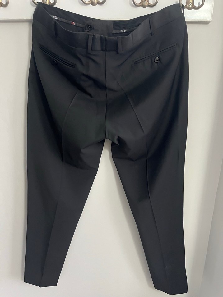 Düğmeli Siyah Erkek Ceket - Görsel 4