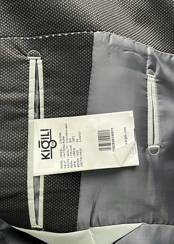 Gri Modern Klasik Erkek Takım Elbise - Görsel 5