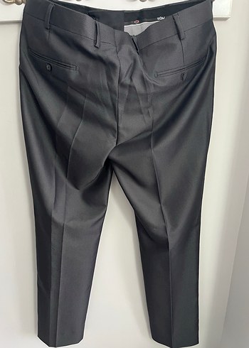 Gri Modern Klasik Erkek Takım Elbise - Görsel 4