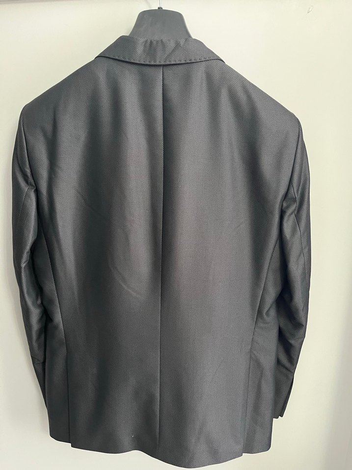 Gri Modern Klasik Erkek Takım Elbise - Görsel 2