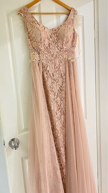 Abiye toz pembe - Görsel 2