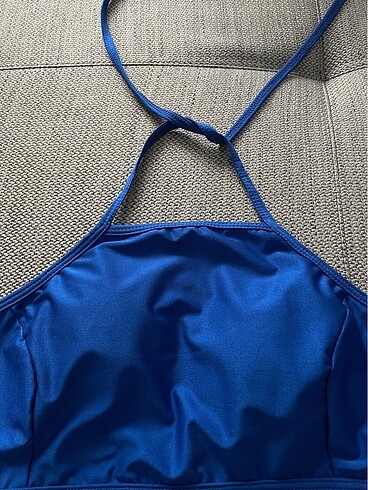 m Beden lacivert Renk şortlu bikini mayo