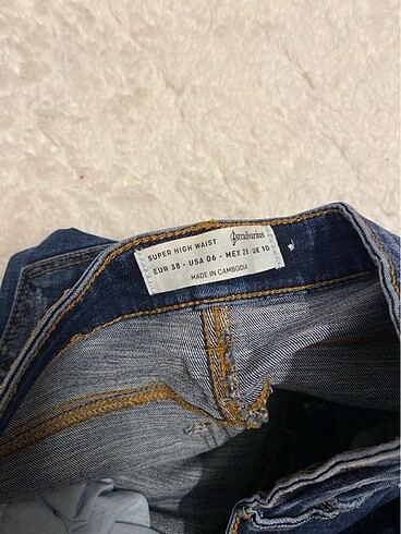 28 Beden mavi Renk Pantalon
