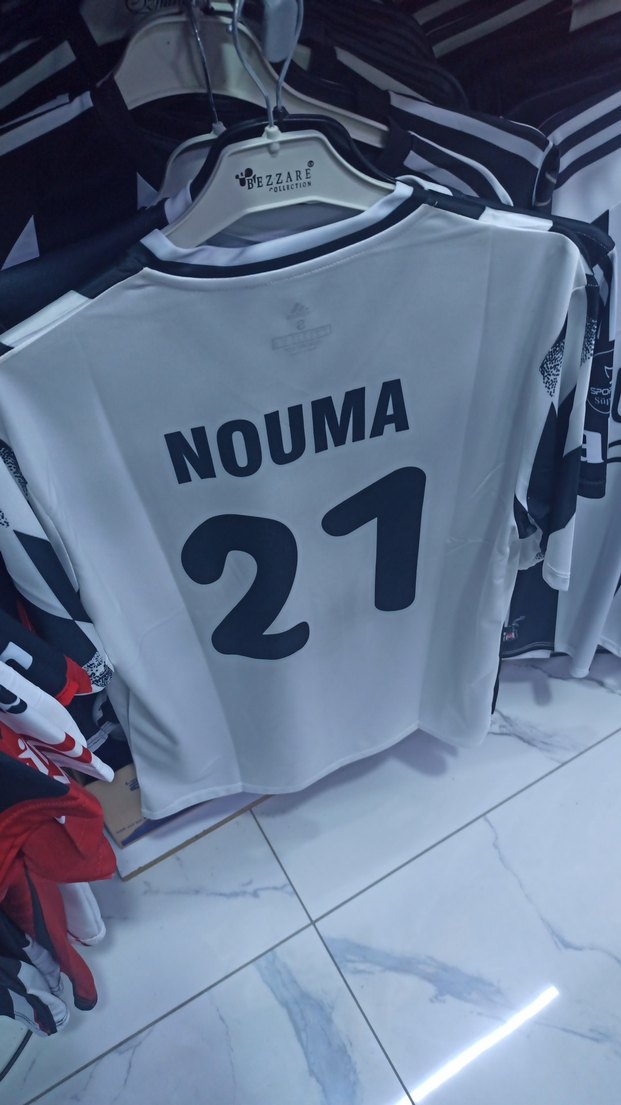 Beyaz Baskılı Erkek Kısa Kollu Jersey - Görsel 4