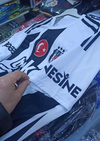 Erkek Beşiktaş Siyah Beyaz Forma - Görsel 11