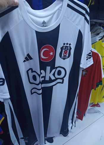 Erkek Beşiktaş Siyah Beyaz Forma - Görsel 2