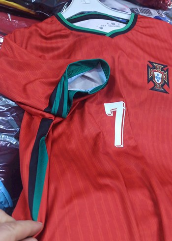 Erkek Kırmızı Dar Kesim Düğmeli Spor Tişört - Görsel 8