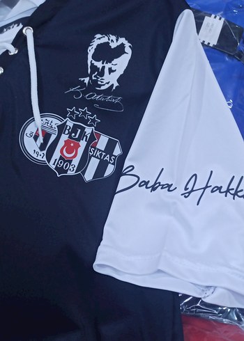 Siyah Kısa Kollu Spor Tişört 100 Baskılı - Görsel 7