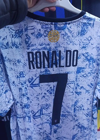 Erkek Mavi Baskılı Kısa Kollu Spor Tişört - Görsel 5