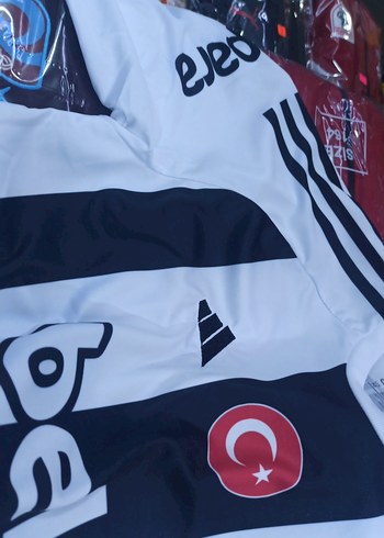 BJK Erkek Pamuklu Baskılı Kısa Kollu Tişört - Görsel 8