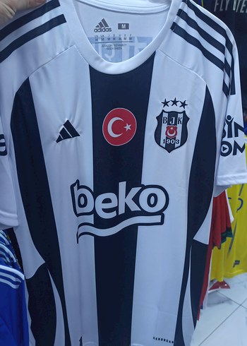 BJK Erkek Pamuklu Baskılı Kısa Kollu Tişört - Görsel 2