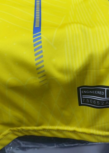 Sarı Erkek Spor Tişörtü Velcro Detaylı - Görsel 10