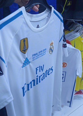 Erkek Beyaz Real Madrid Forma - Görsel 3