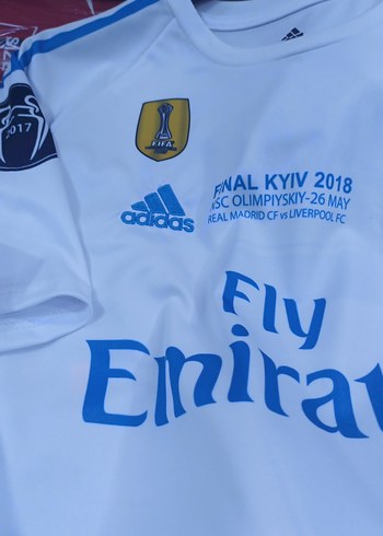 Erkek Beyaz Real Madrid Forma - Görsel 13