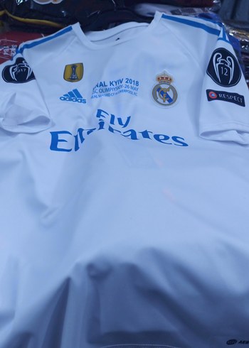 Erkek Beyaz Real Madrid Forma - Görsel 7