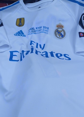 Erkek Beyaz Real Madrid Forma - Görsel 6