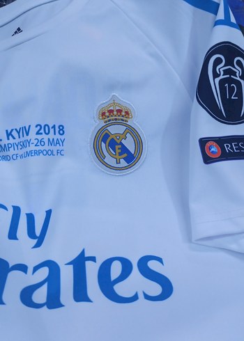 Erkek Beyaz Real Madrid Forma - Görsel 11