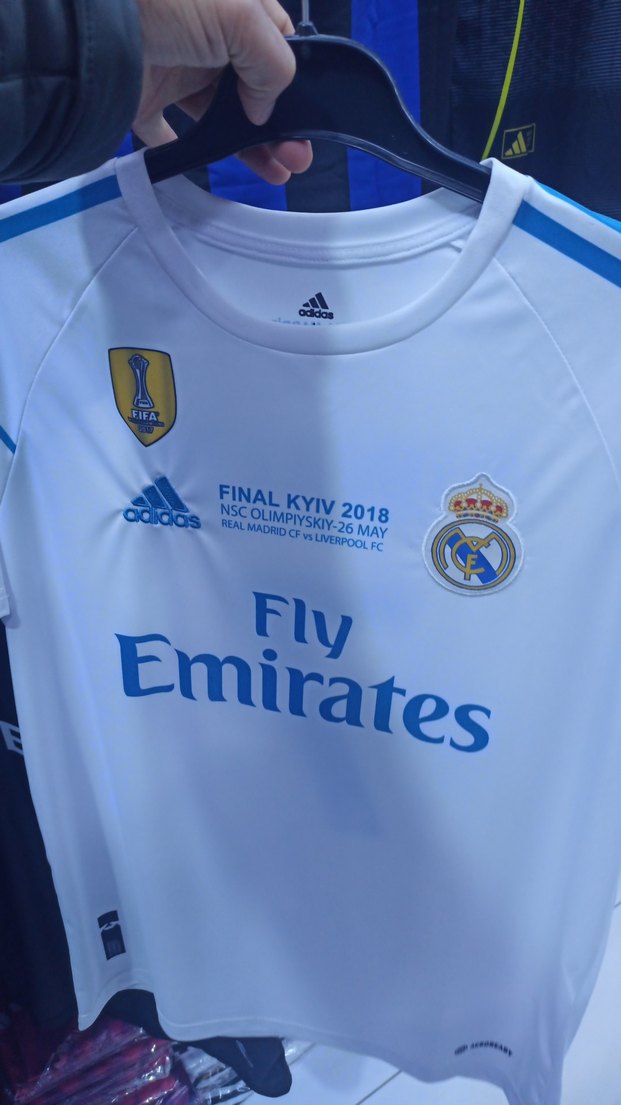 Erkek Beyaz Real Madrid Forma - Görsel 2