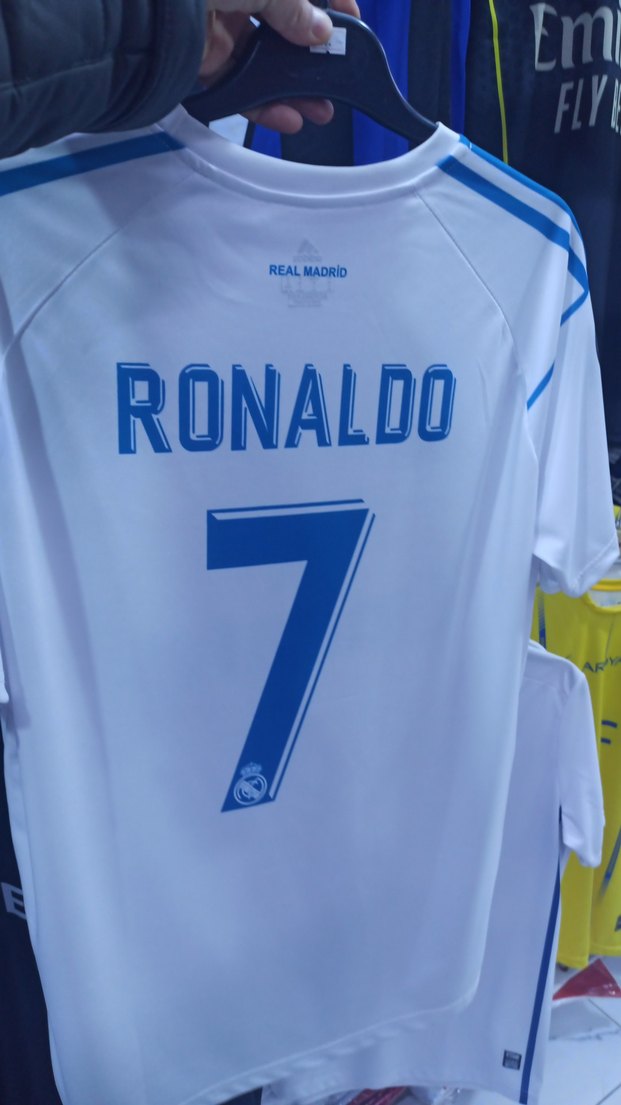 Erkek Beyaz Real Madrid Forma - Görsel 5