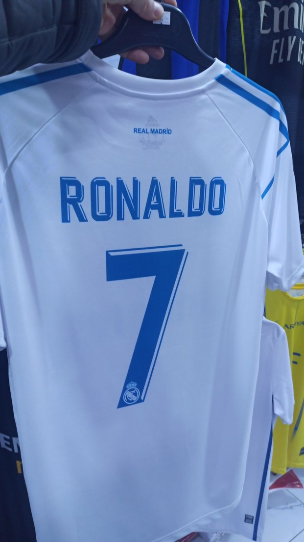 Erkek Beyaz Real Madrid Forma - Görsel 4