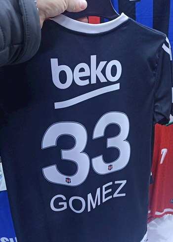 Siyah Adidas Beşiktaş Kısa Kollu Forma - Görsel 4
