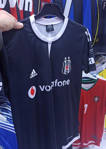 Siyah Adidas Beşiktaş Kısa Kollu Forma - Görsel 3