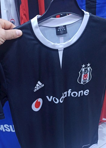 Siyah Adidas Beşiktaş Kısa Kollu Forma - Görsel 2