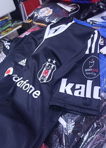 Siyah Adidas Beşiktaş Kısa Kollu Forma - Görsel 6