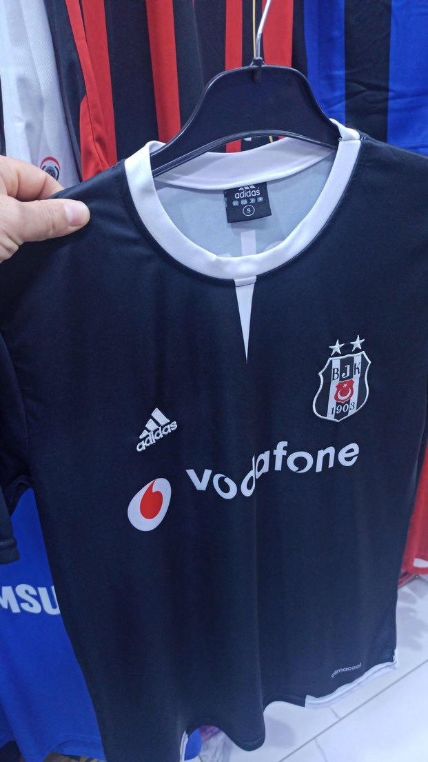 Siyah Adidas Beşiktaş Kısa Kollu Forma - Görsel 2