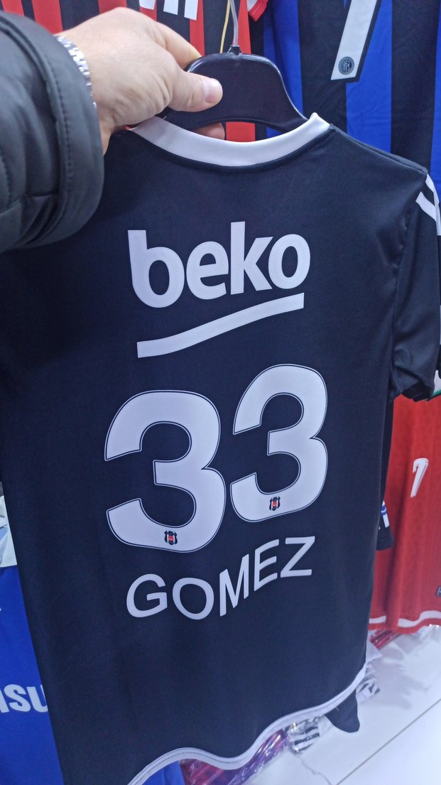 Siyah Adidas Beşiktaş Kısa Kollu Forma - Görsel 5