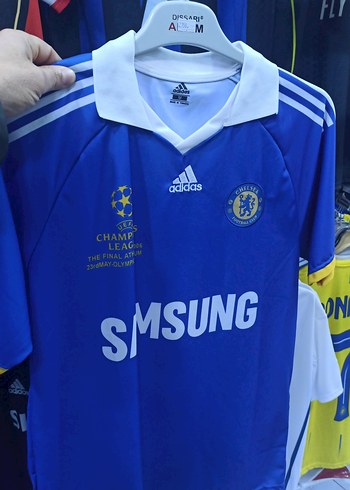 Mavi Adidas Chelsea Şampiyonlar Ligi Forma - Görsel 2