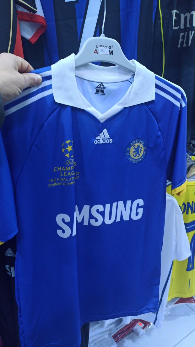 Mavi Adidas Chelsea Şampiyonlar Ligi Forma - Görsel 2