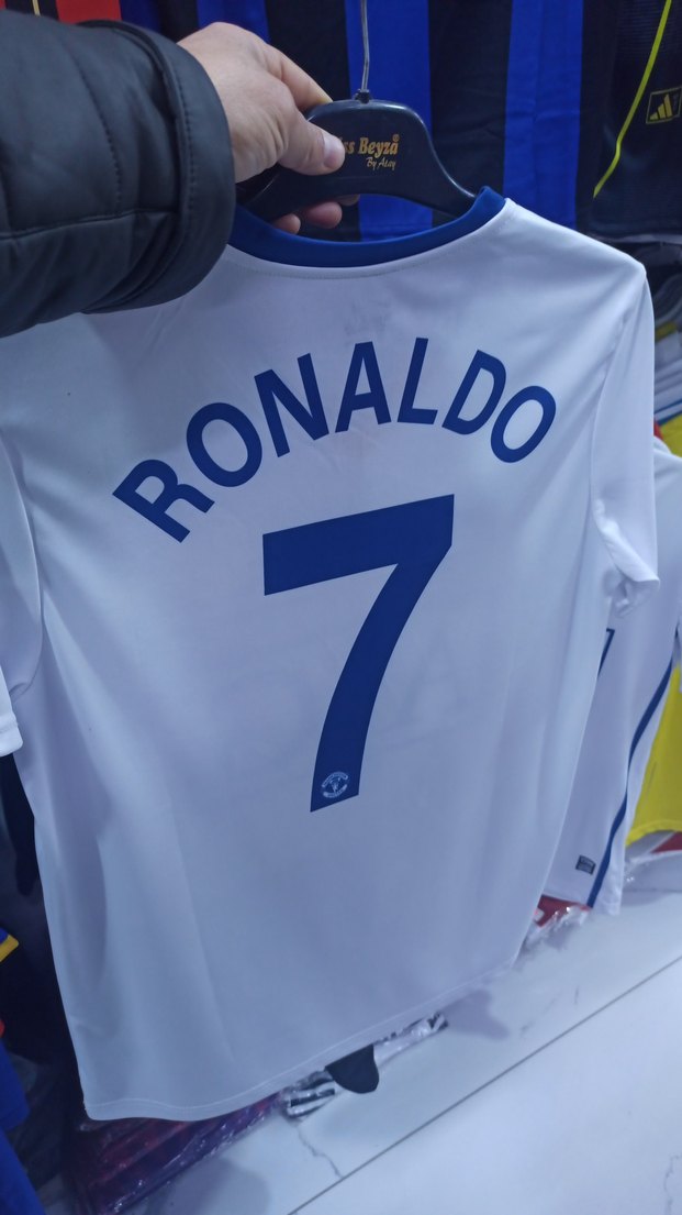 Beyaz Erkek Spor Tişörtü - Görsel 4