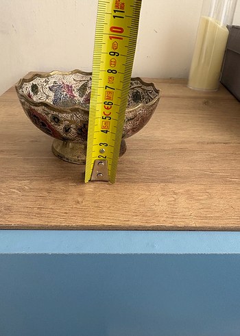 Çiçek Desenli Bohem prinç Tabak - Görsel 5