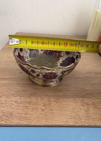 Çiçek Desenli Bohem prinç Tabak - Görsel 4