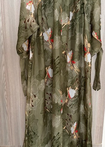 Bohem Uzun Kol Detaylı Kadın Elbise - Görsel 2