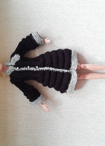 Beden Barbie bebek için şık manto #elyapımı #handmade