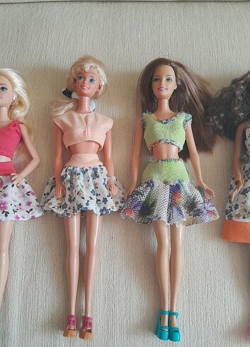 Barbie pembe crop ve etek ikili takım #barbie 