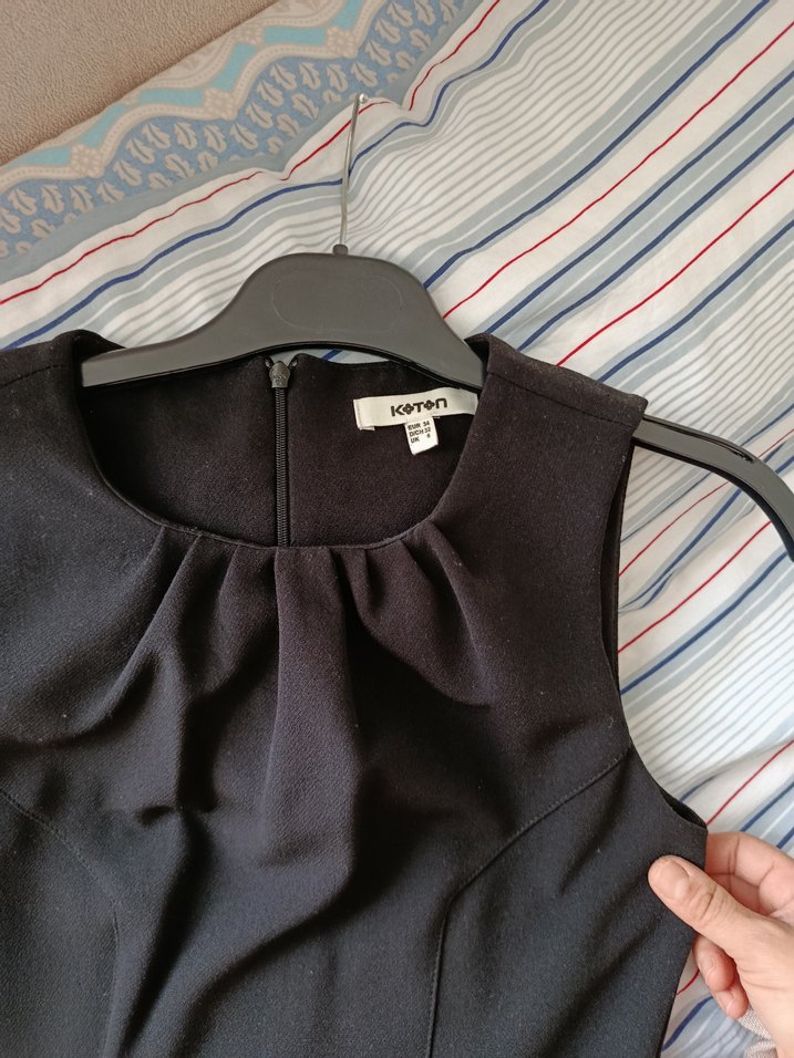 siyah kısa elbise - Görsel 3