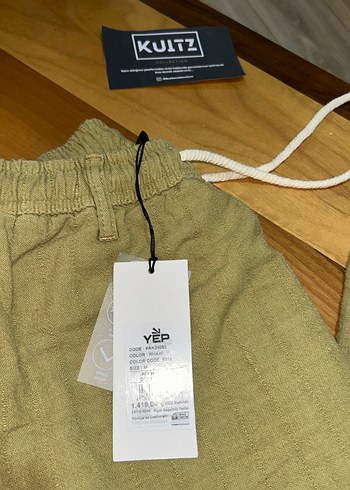 Haki Modern Keten Pantolon Yüksek Kalite - Görsel 9