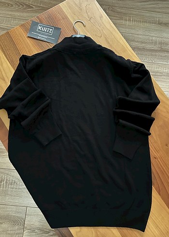 BOSS Hugo Erkek Siyah Casual Boğazlı Sweatshirt - Görsel 4