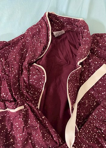 l Beden bordo Renk Bordo Parlak Mini Kadın Pijama Takımı